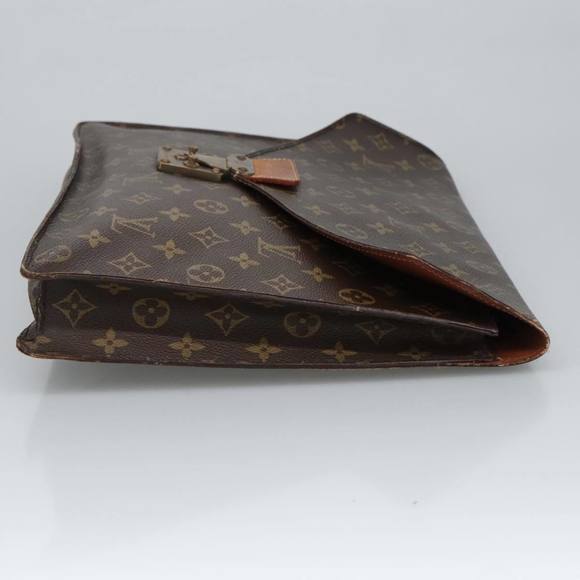 LOUIS VUITTON Monogram Porte Documents Senatur Briefcase M53335 LV Auth bs19512 - Picture 3 of 16